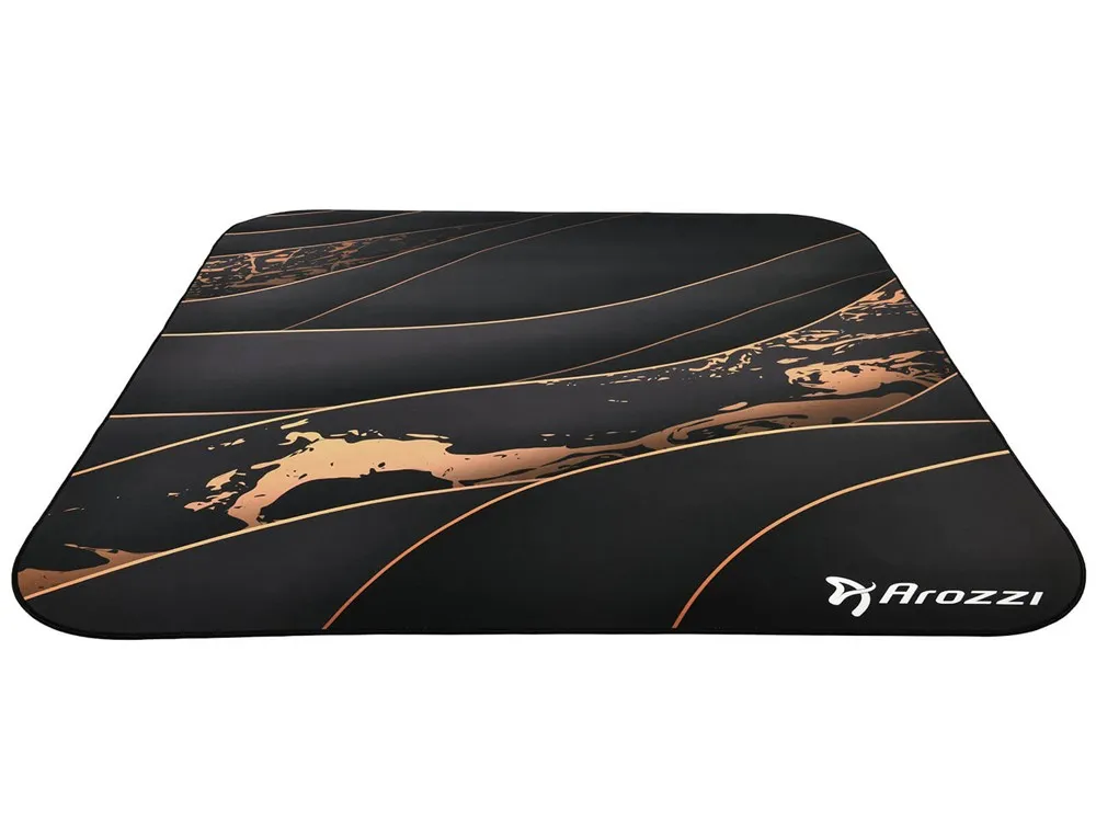 Arozzi ZONA - floor pad, black/gold, 116x116cm