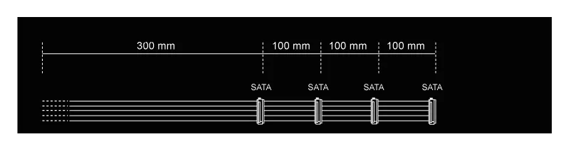 be quiet! S-Ata Power Cable