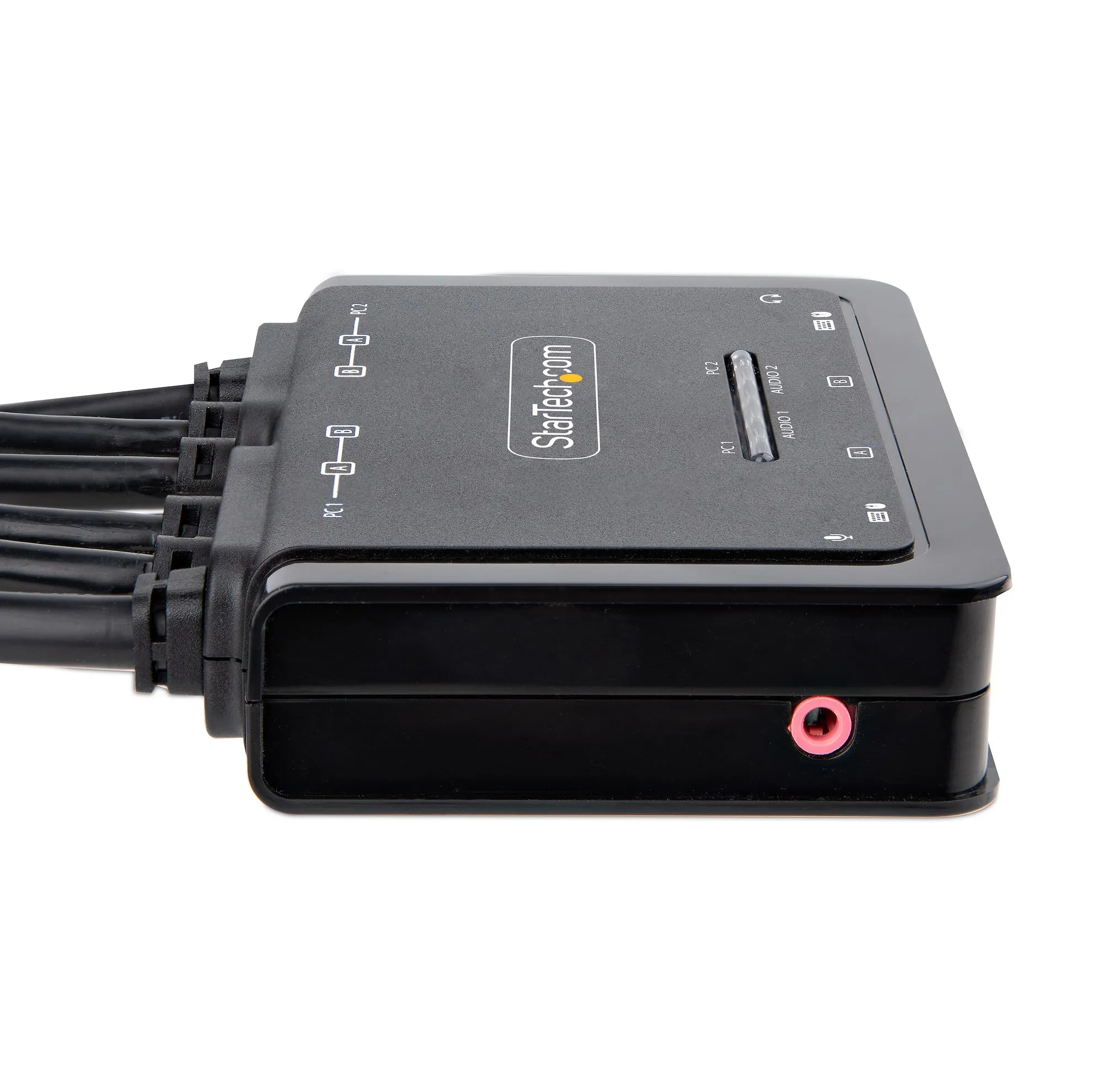 2-Port Dual-Monitor Cable KVM Switch