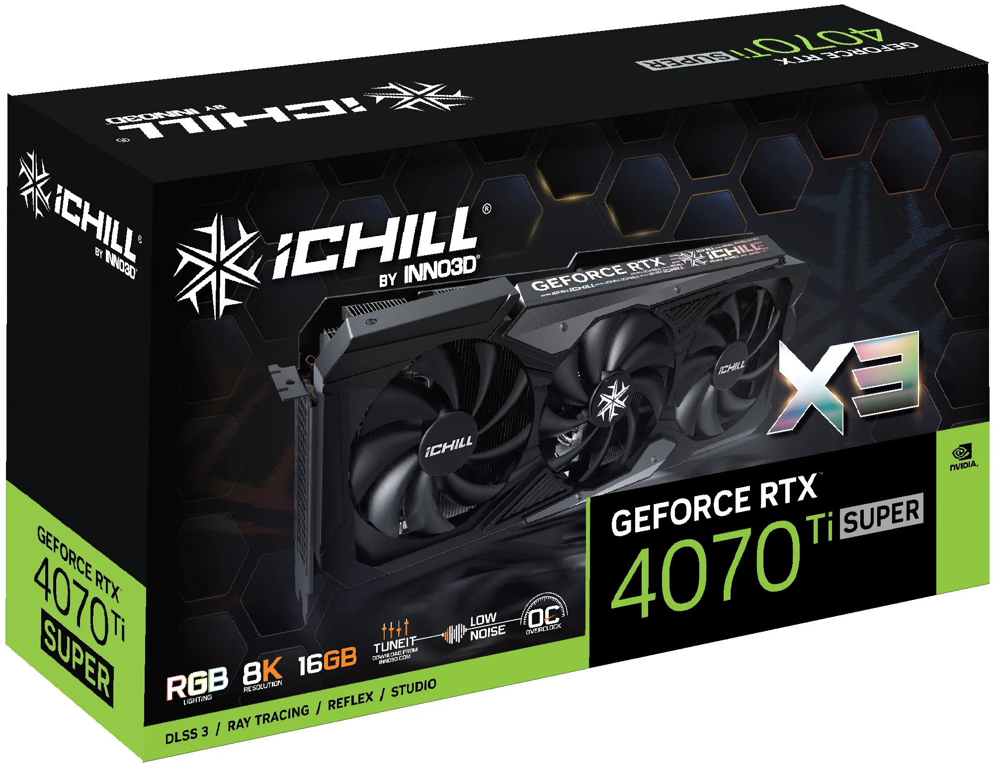 Inno3D GeForce RTX 4070 Ti Super iChill X3 16 GB - grafikkort