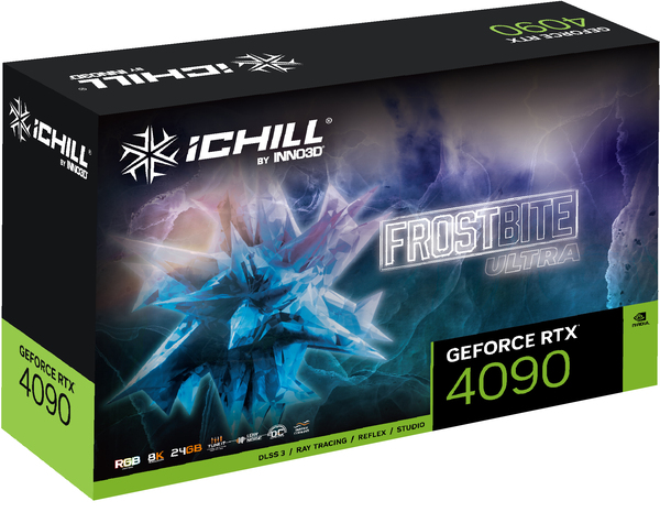 Inno3D GeForce RTX 4090 iCHILL Frostbite Ultra 24GB - graphics card