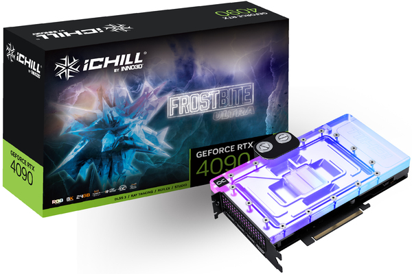 Inno3D GeForce RTX 4090 iCHILL Frostbite Ultra 24GB - graphics card