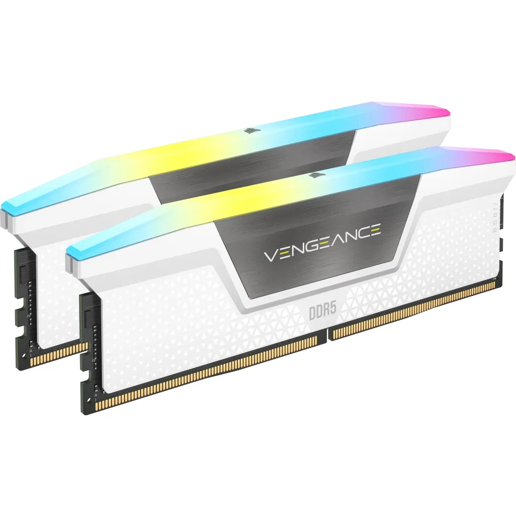 Corsair Vengeance RGB 32GB (2 x 16GB) DDR5 6000 MHz, CL36 - memory, White