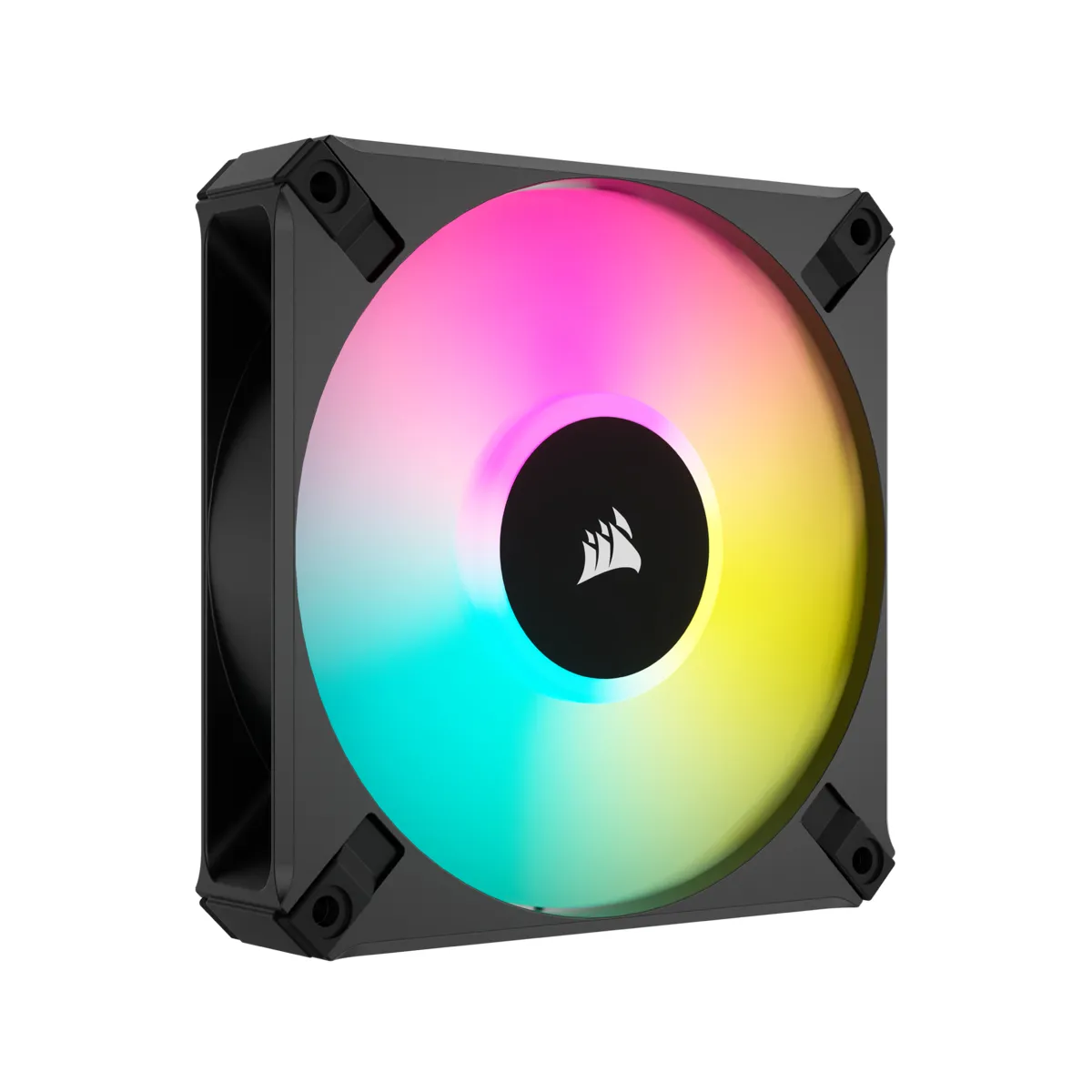 (L&ouml;yt&ouml;nurkka) Corsair iCUE AF120 RGB Elite PWM, 120mm -kotelotuuletin, musta