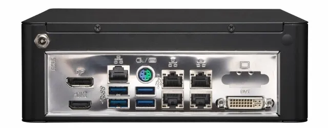 Supermicro SC101iF - Erittäin pieni koko ja muoto (ultra small form factor) - mini ITX - ei virransyöttöä - musta