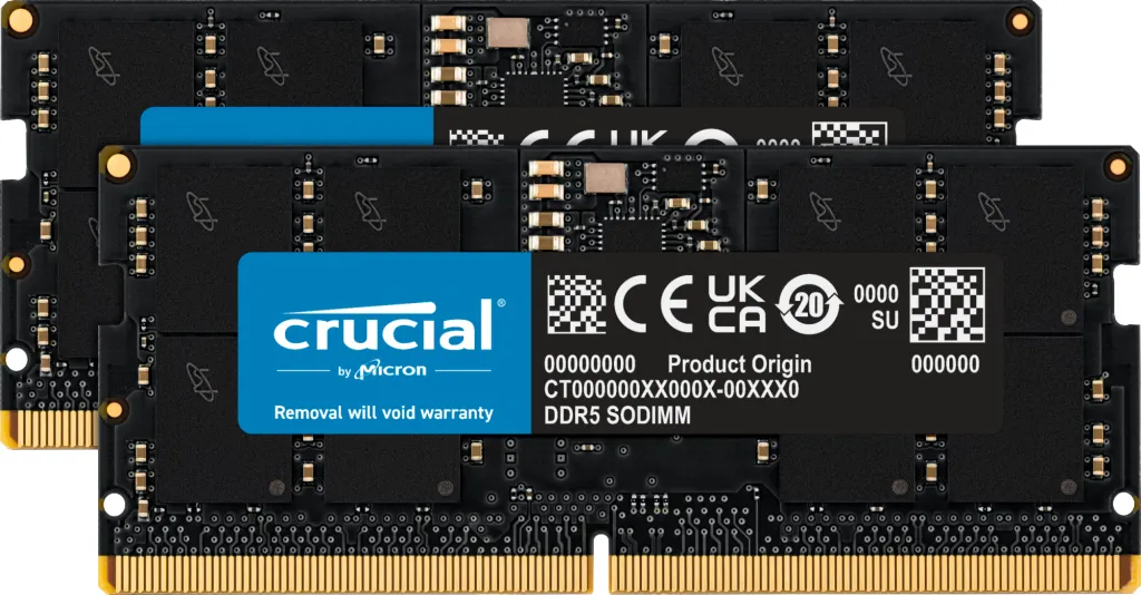 Crucial 48GB Kit 2x24GB DDR5-5600 SODIMM
