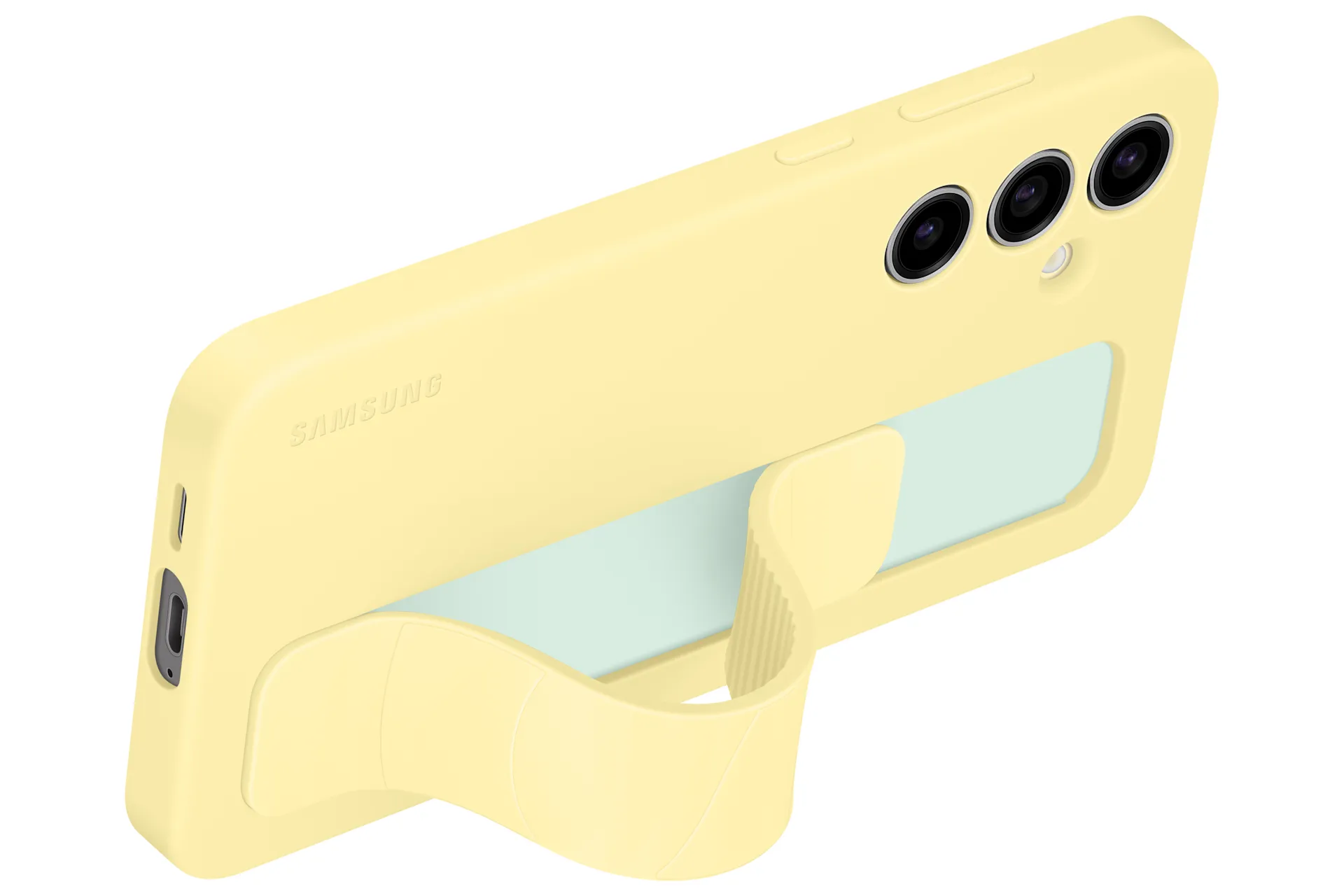 Samsung Galaxy S24 FE Standing Grip Case, Yellow