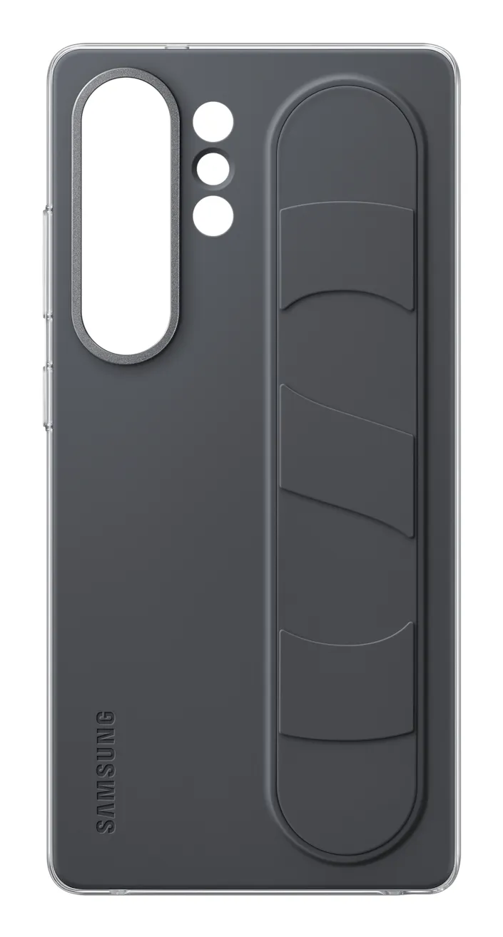Samsung Galaxy S25 Ultra Standing Grip Case, Black/Blue