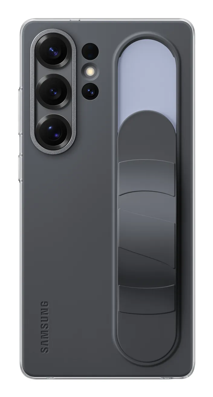 Samsung Galaxy S25 Ultra Standing Grip Case, Black/Blue