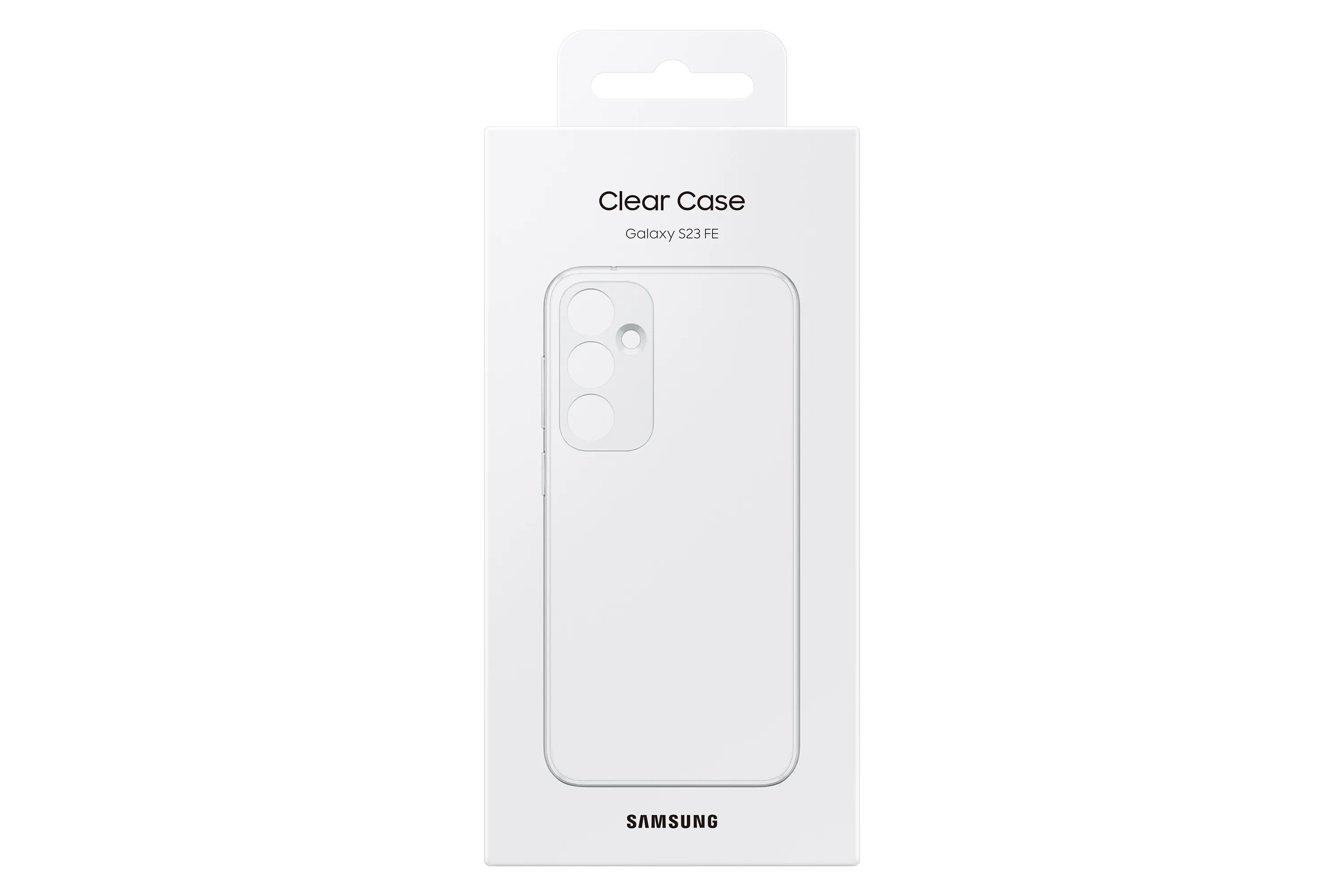 Samsung Galaxy S23 FE Clear Case -suojakuori, Läpinäkyvä