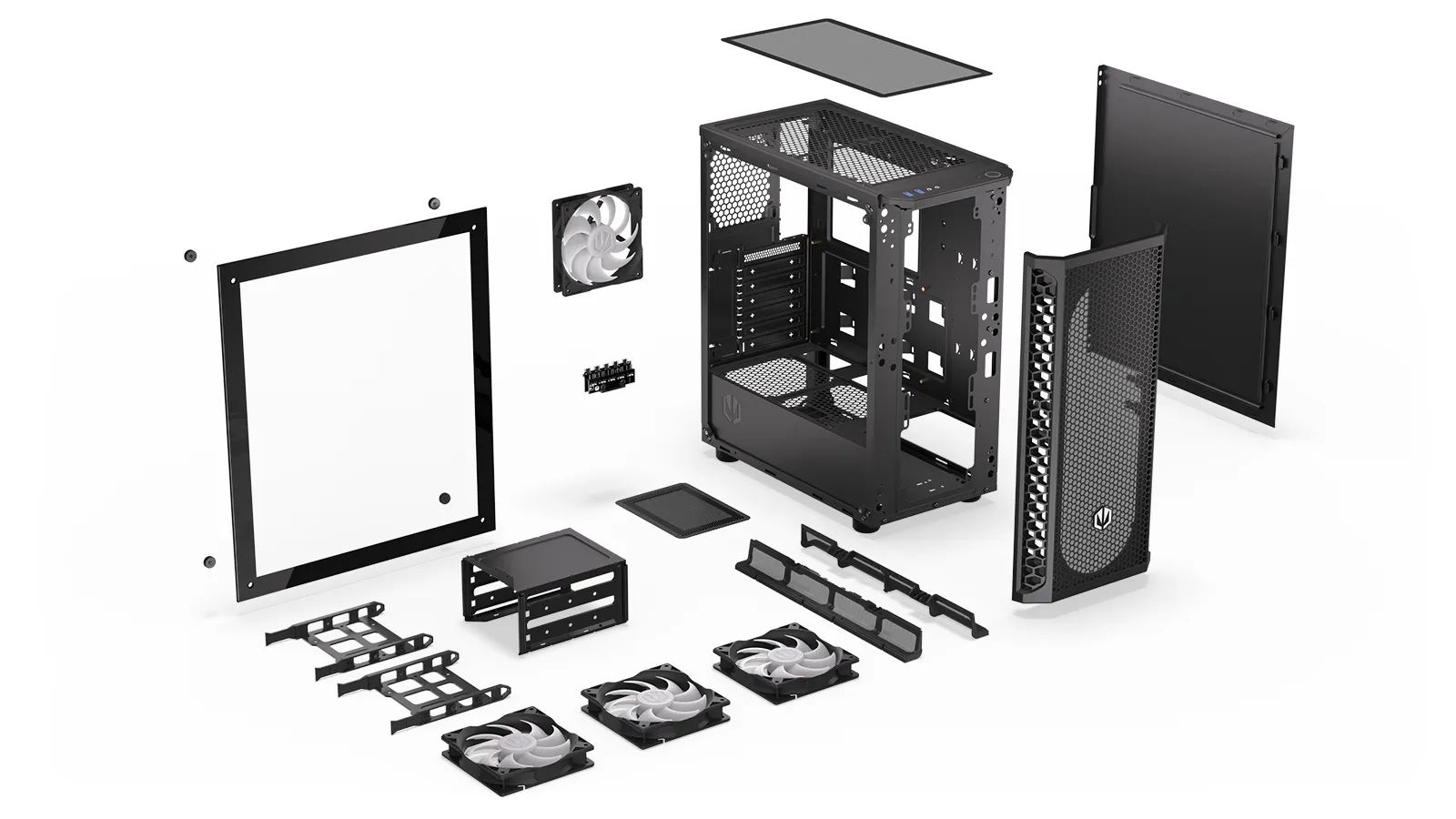 Endorfy Signum 300 ARGB - Mid Tower case, window, Black