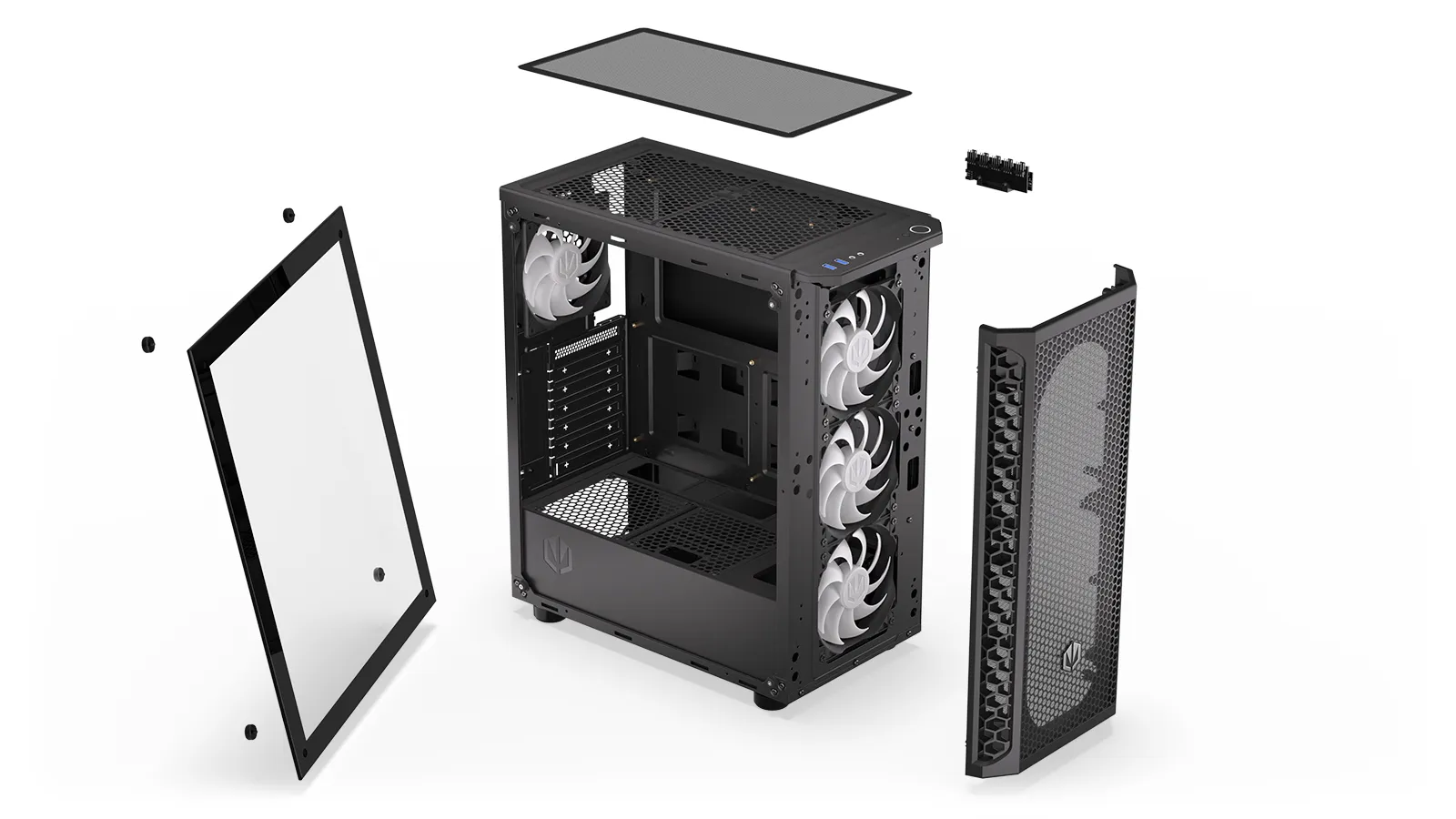 Endorfy Signum 300 ARGB - Mid Tower case, window, Black