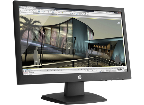 HP v193 - LED-n&auml;ytt&ouml; - 18.5" (18.5" katseltava) - 1366 x 768 - TN - 200 cd/m&sup2; - 600:1 - 5 ms - VGA - musta
