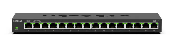 Netgear GS316 Unmanaged 16 port - switch Netgear GS316 Unmanaged 16 port - switch