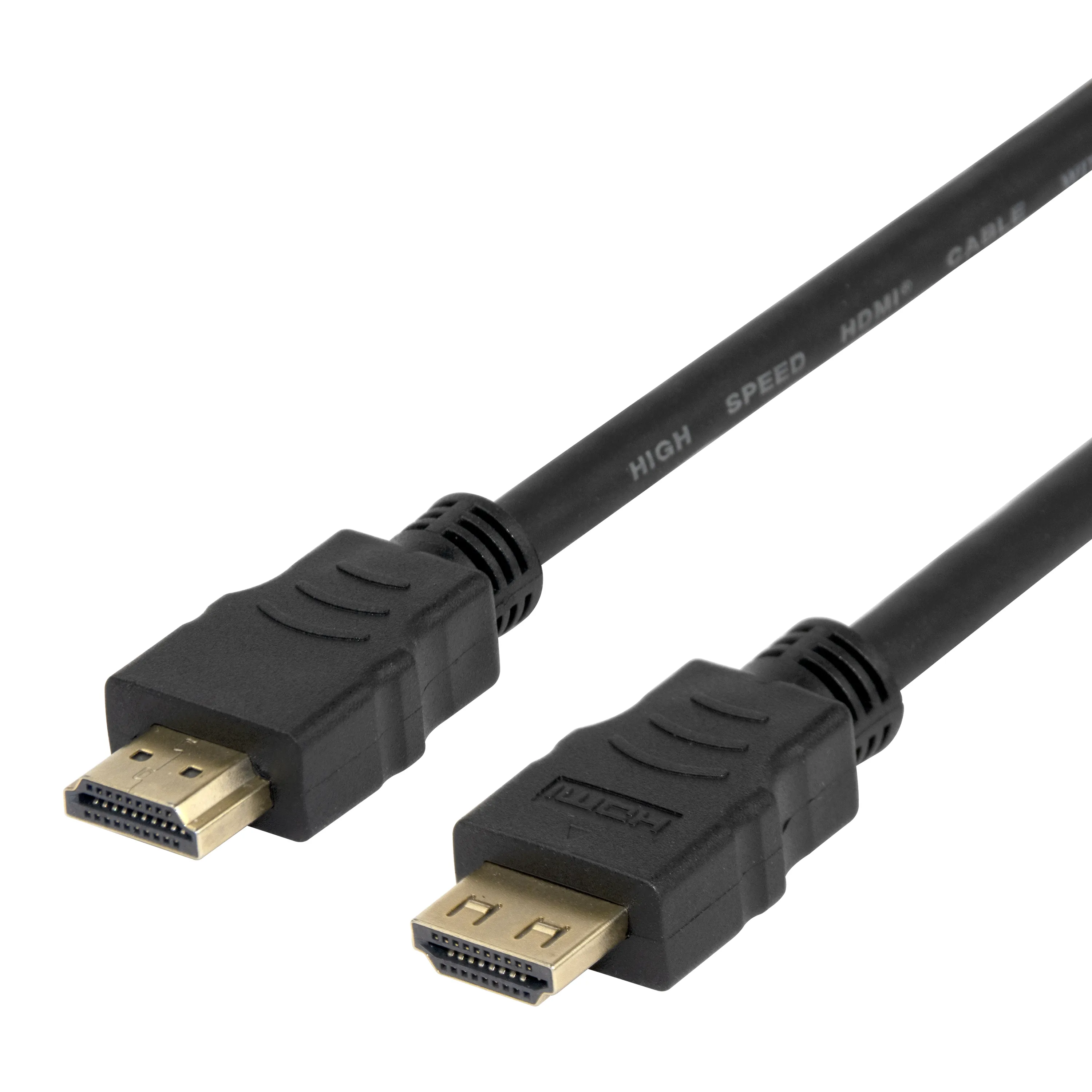 DELTACO High-Speed Flex HDMI cable, 1M, w/lock, 4K UHD, black