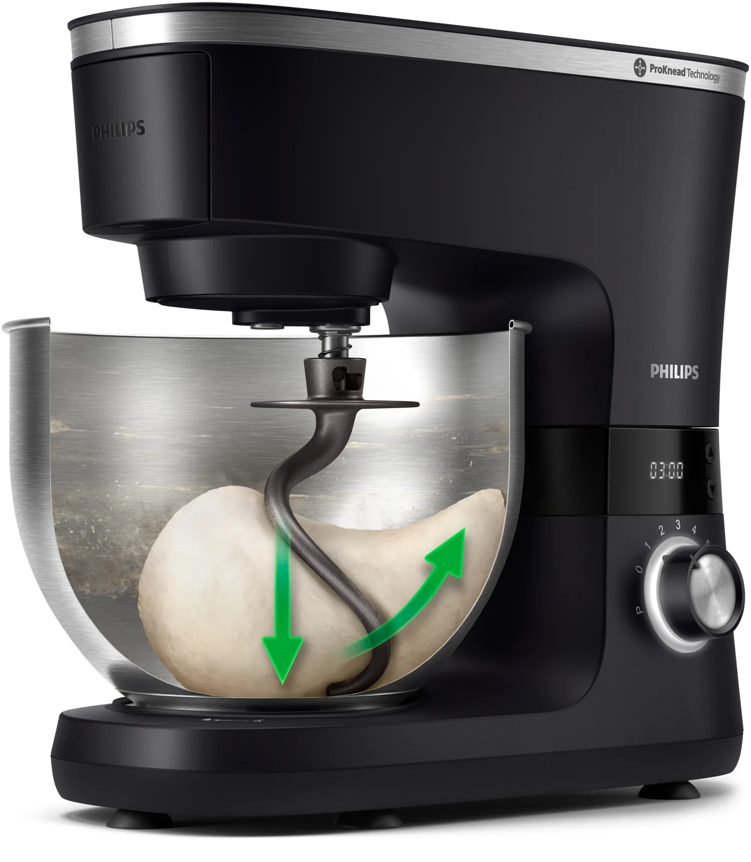 Philips HR7962/01 Series 7000, food processor (black/silver)