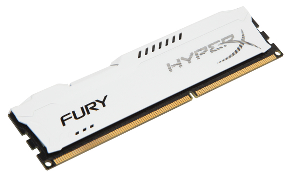 Kingston 8GB (1x8GB) HyperX Fury, DDR3 1866Mhz - valkoinen