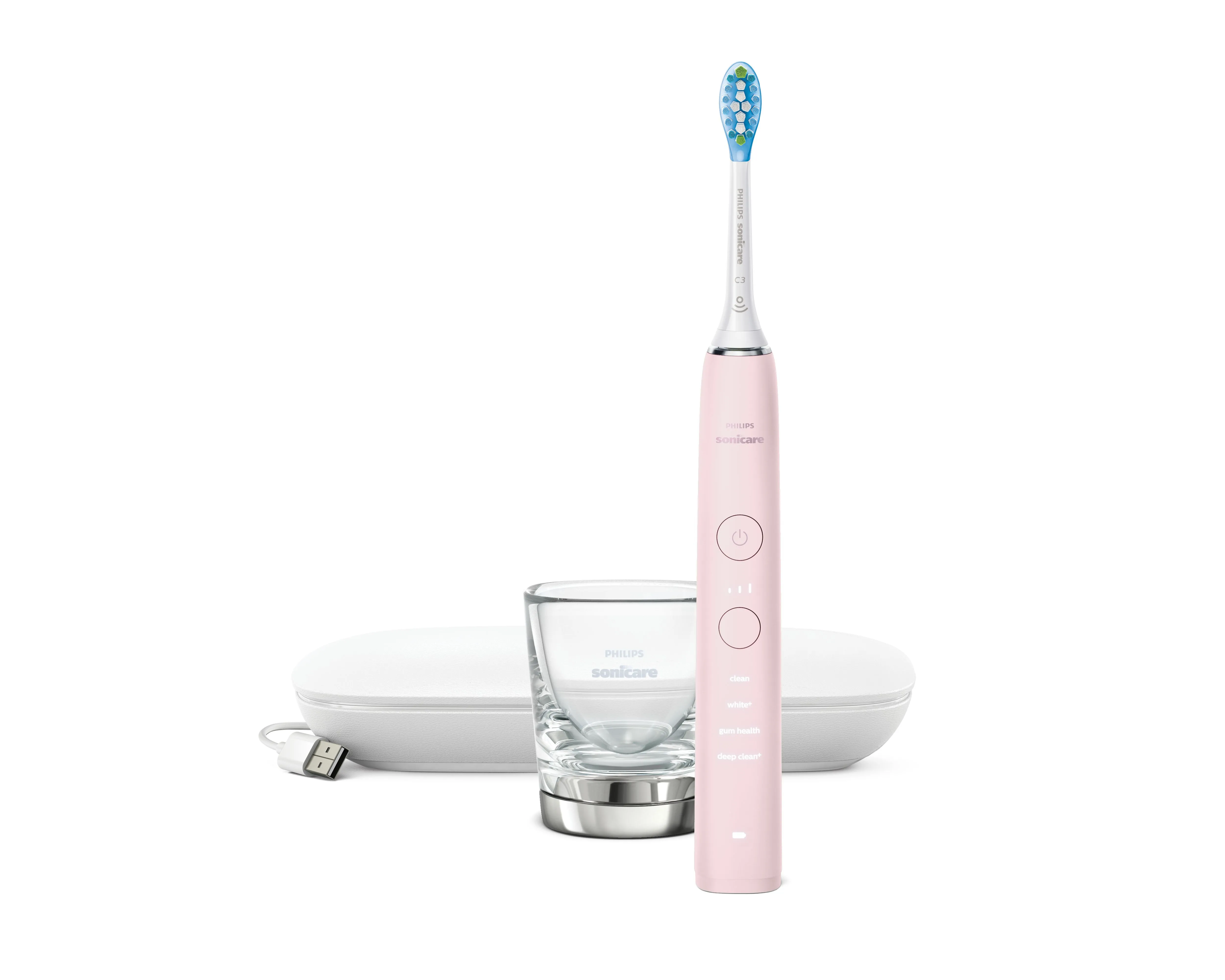 Philips Sonicare DiamondClean 9000 Sonic electric toothbrush - Pink