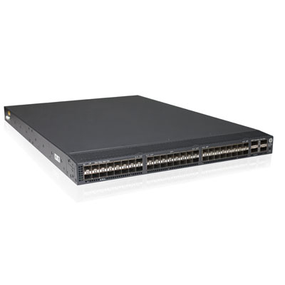 HPE 5900AF-48XG-4QSFP TOR Switch. 48x fixed 1000/10000 SFP+ ports + 4x QSFP+ 40-GbE ports. 2 empty power supply slots (650W 240 VAC JC680A or 650W -48V DC Power