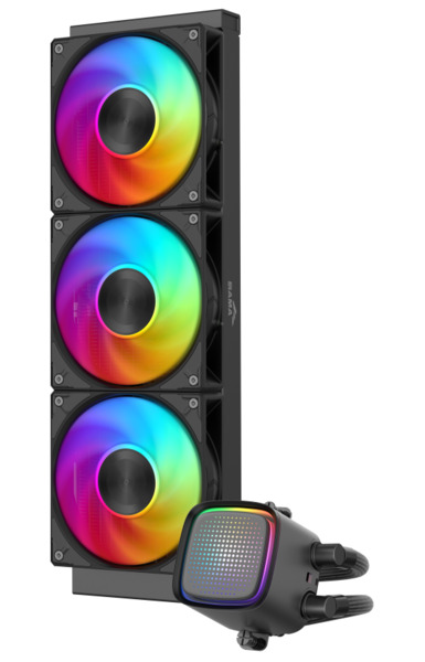 SAMA L50 360 mm ARGB All-in-One Liquid CPU Cooler - Black