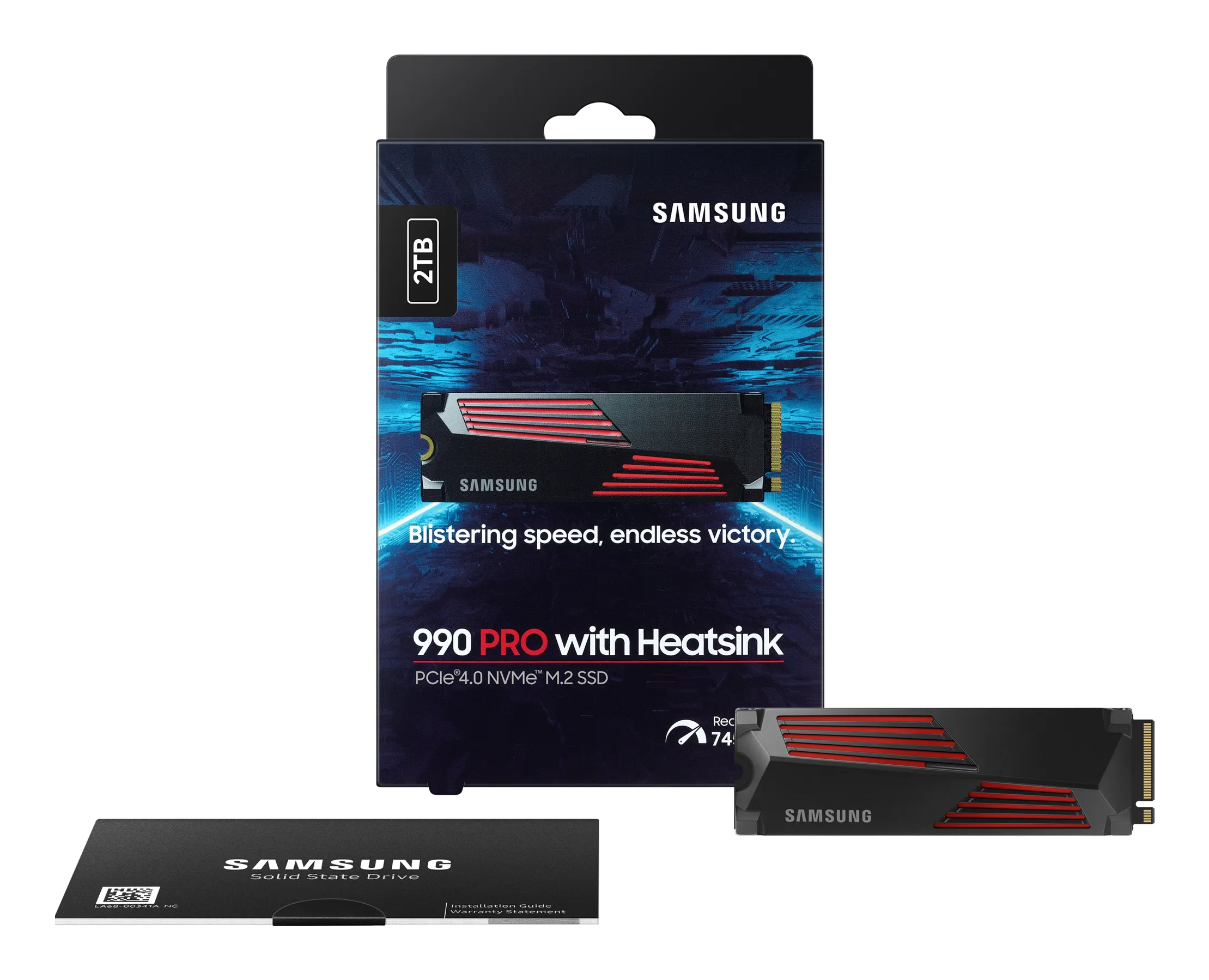 Samsung 990 Pro Heatsink 2TB, PCIe 4.0, M.2 - SSD