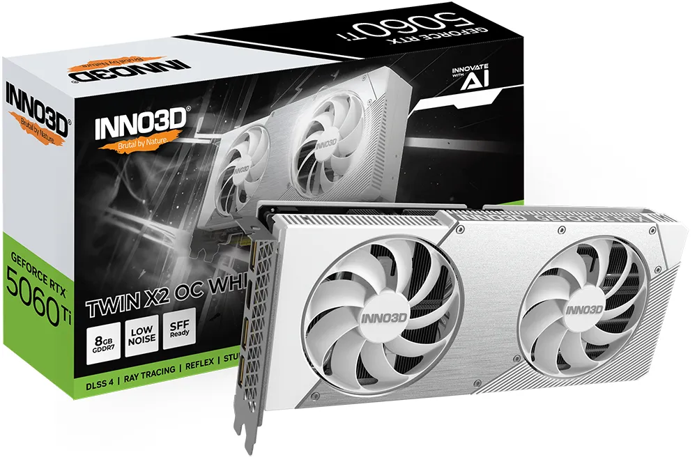 Inno3D GeForce RTX 5060 Ti Twin X2 OC White GB - Graphics card