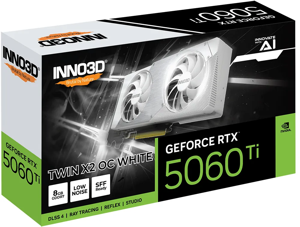 Inno3D GeForce RTX 5060 Ti Twin X2 OC White GB - Graphics card