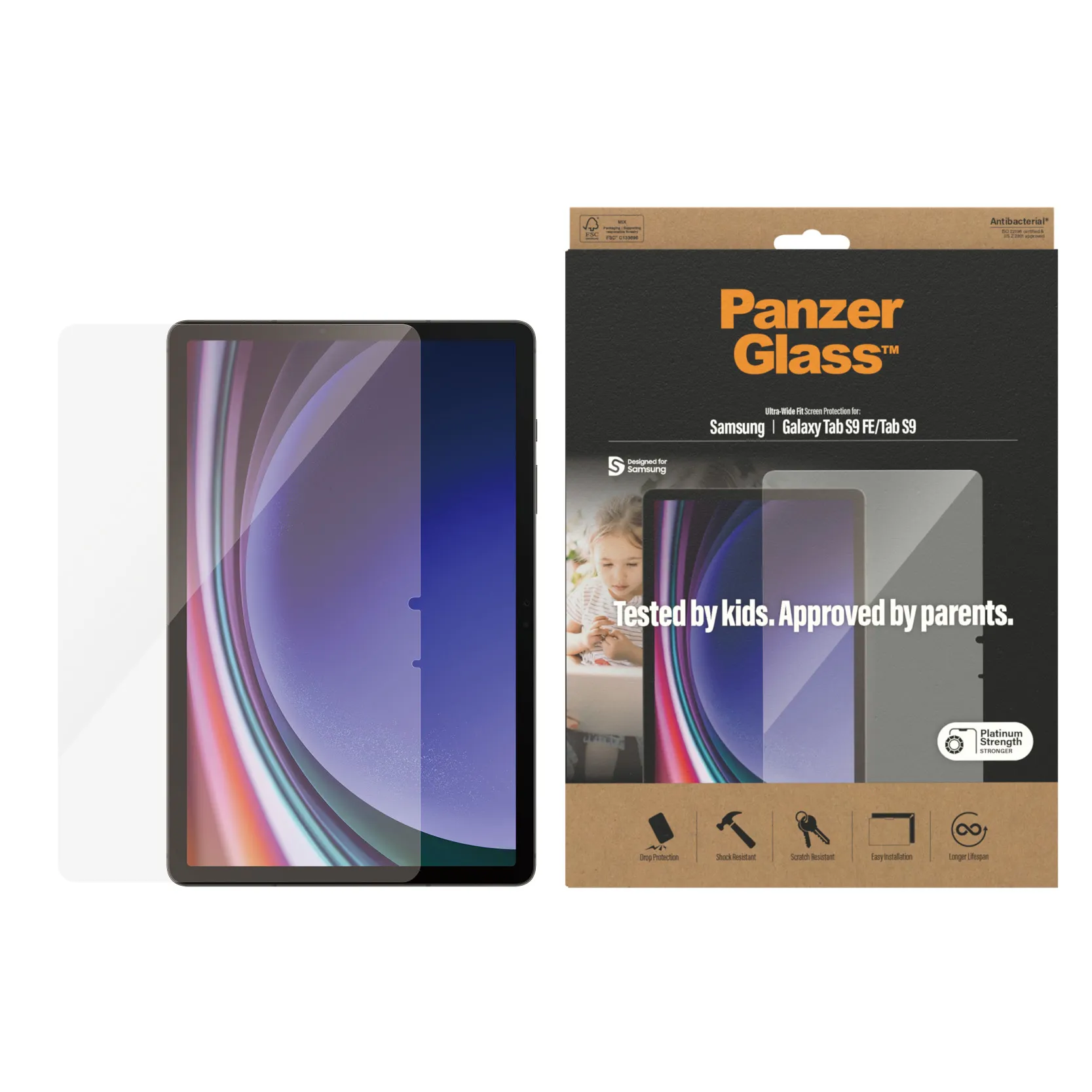 PanzerGlass Screen Protector Samsung Galaxy Tab S9 (2023) UW
