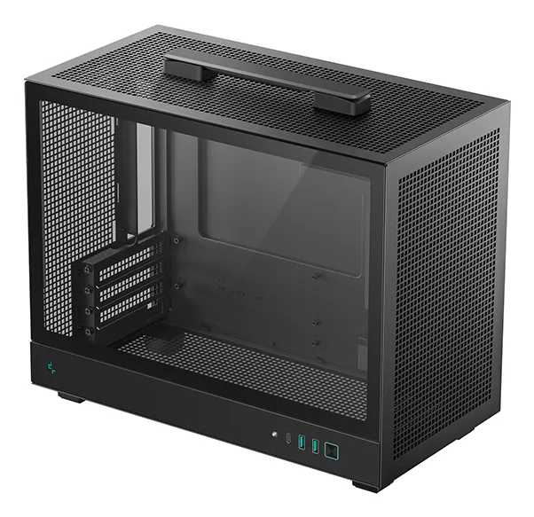 DEEPCOOL CH160 PLUS -SFF-kotelo ikkunalla, musta