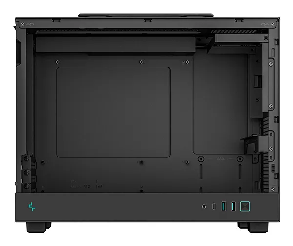 DEEPCOOL CH160 PLUS -SFF-kotelo ikkunalla, musta