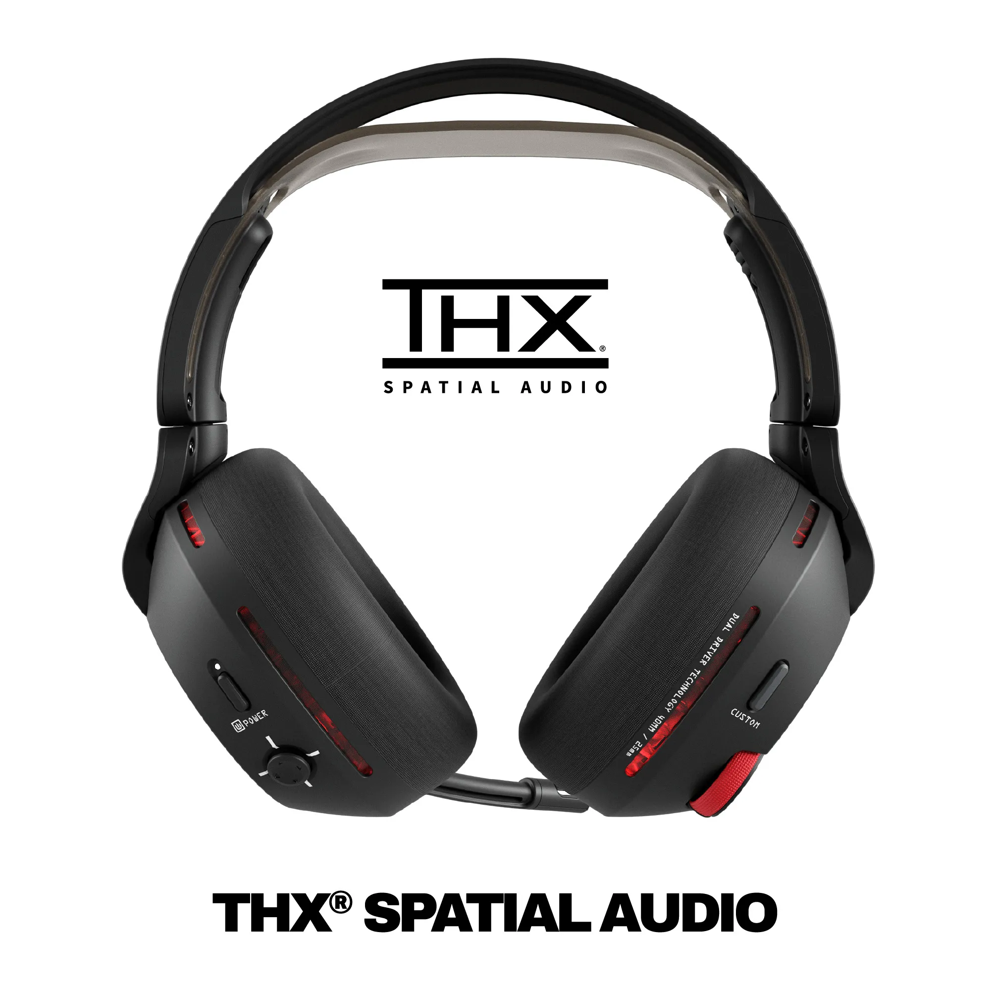 Skullcandy Crusher PLYR 720 Wireless Gaming Headset, Black