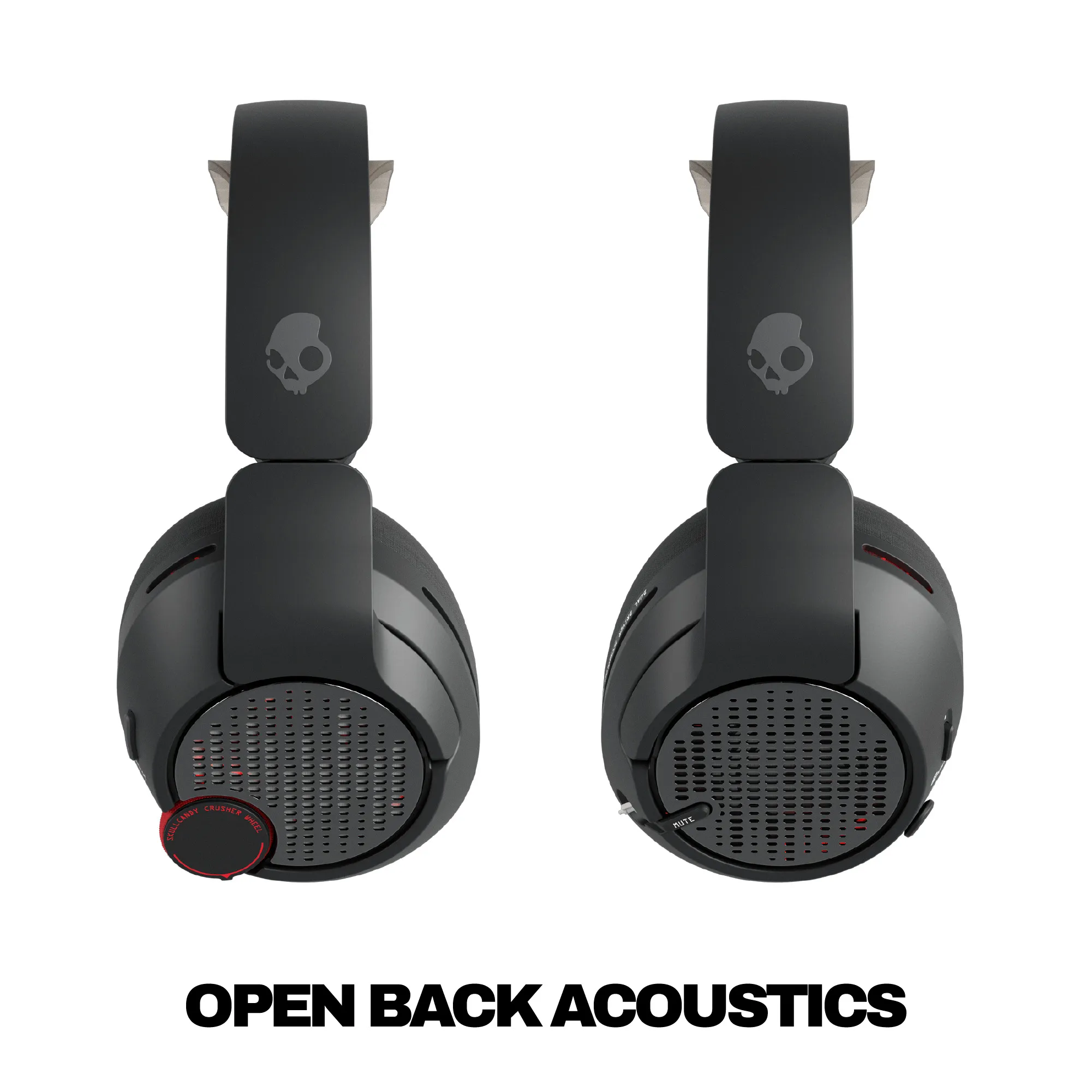 Skullcandy Crusher PLYR 720 Wireless Gaming Headset, Black