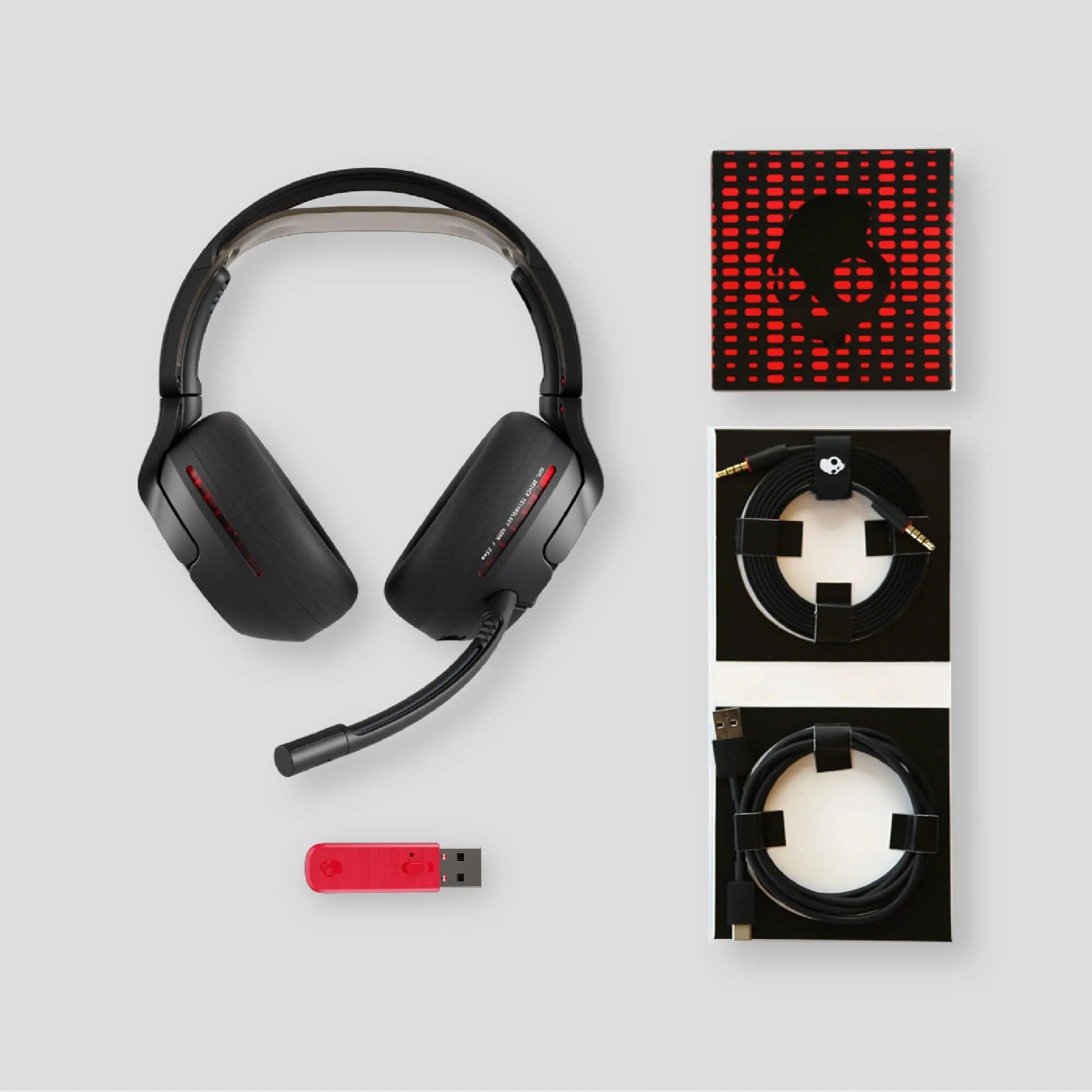 Skullcandy Crusher PLYR 720 Wireless Gaming Headset, Black