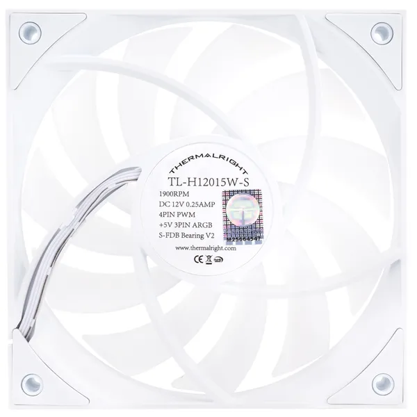 Thermalright TL-H12015W ARGB - case fan, White