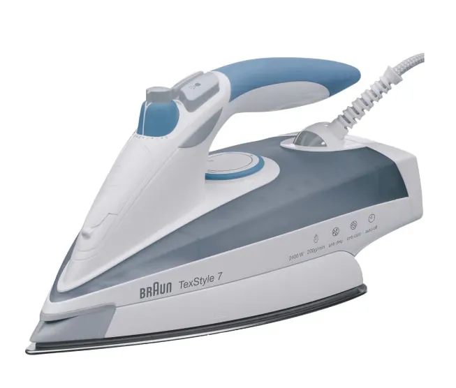 Braun TexStyle 7 TS 765 EA - ångstrykjärn, Blå/Vit