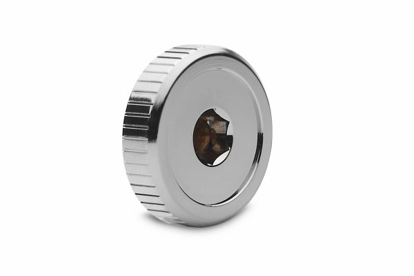 EKWB Quantum Torque Plug w / Badge silver - 3831109826270