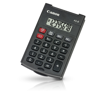 Canon AS-8 pocket calculator