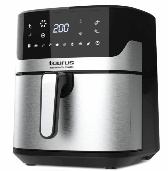 Taurus Air Fry 7S Wall HD, 6.5L, 1600W, air fryer, Stainless steel