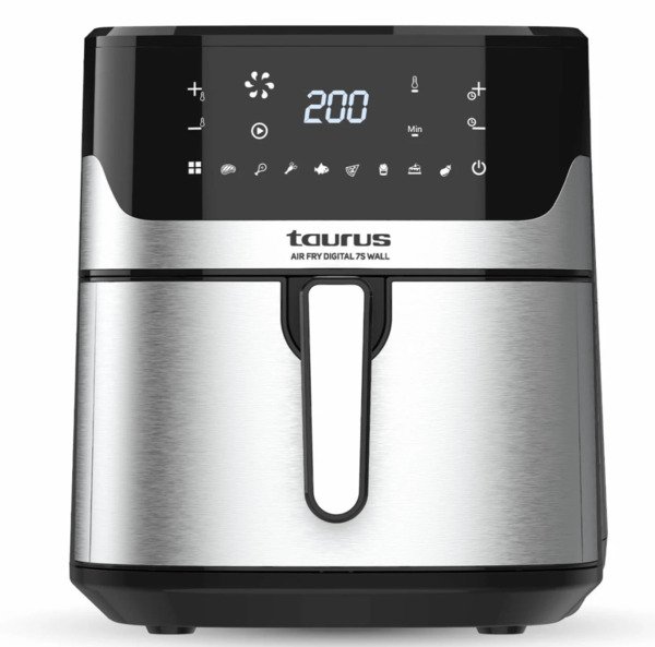 Taurus Air Fry 7S Wall HD, 6.5L, 1600W, air fryer, Stainless steel