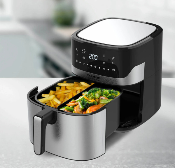 Taurus Air Fry 7S Wall HD, 6.5L, 1600W, air fryer, Stainless steel