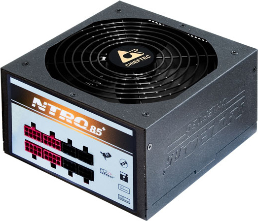 Chieftec Nitro 85+, virtal&auml;hde, 1200W, ATX/EPS12V, PFC