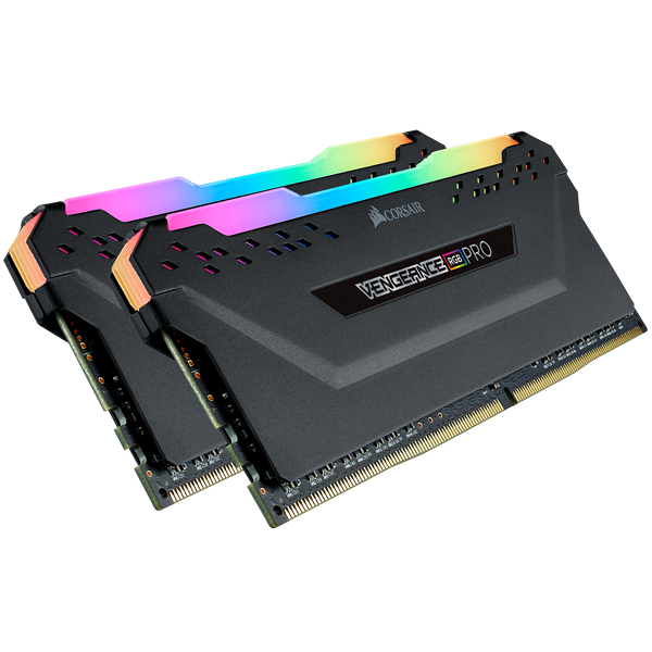 Corsair 64 GB (4 x 16 GB) Vengeance RGB PRO, DDR4 3200 MHz - minne, svart