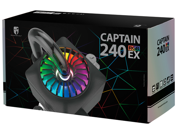 Deepcool Captain 240 EX RGB AIO-nestej&auml;&auml;hdytysratkaisu prosessorille