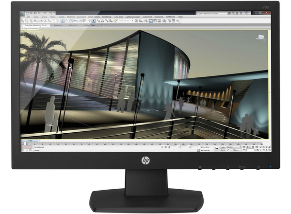 HP v193 - LED-n&auml;ytt&ouml; - 18.5" (18.5" katseltava) - 1366 x 768 - TN - 200 cd/m&sup2; - 600:1 - 5 ms - VGA - musta