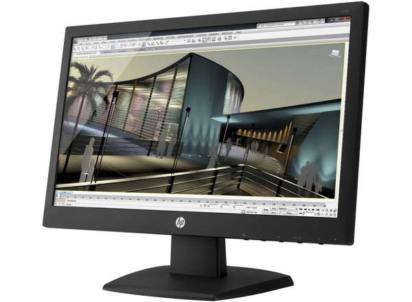 HP v193 - LED-n&auml;ytt&ouml; - 18.5" (18.5" katseltava) - 1366 x 768 - TN - 200 cd/m&sup2; - 600:1 - 5 ms - VGA - musta