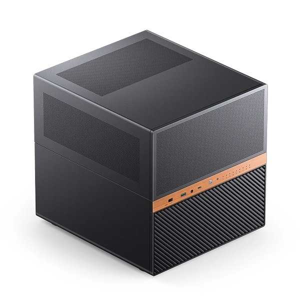 Jonsbo N6 micro-ATX chassi, svart