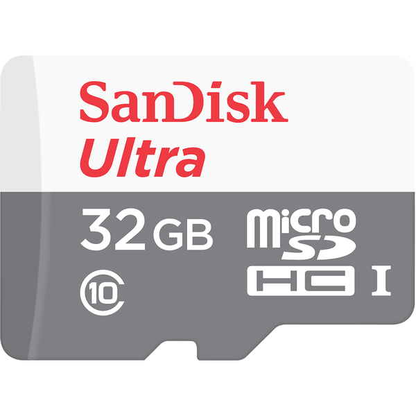 SanDisk 32GB Ultra Android, UHS-I Class 10 MicroSDHC - memory card + SD adapter