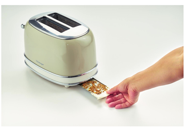 Ariete Vintage - toaster, 2 slices, beige