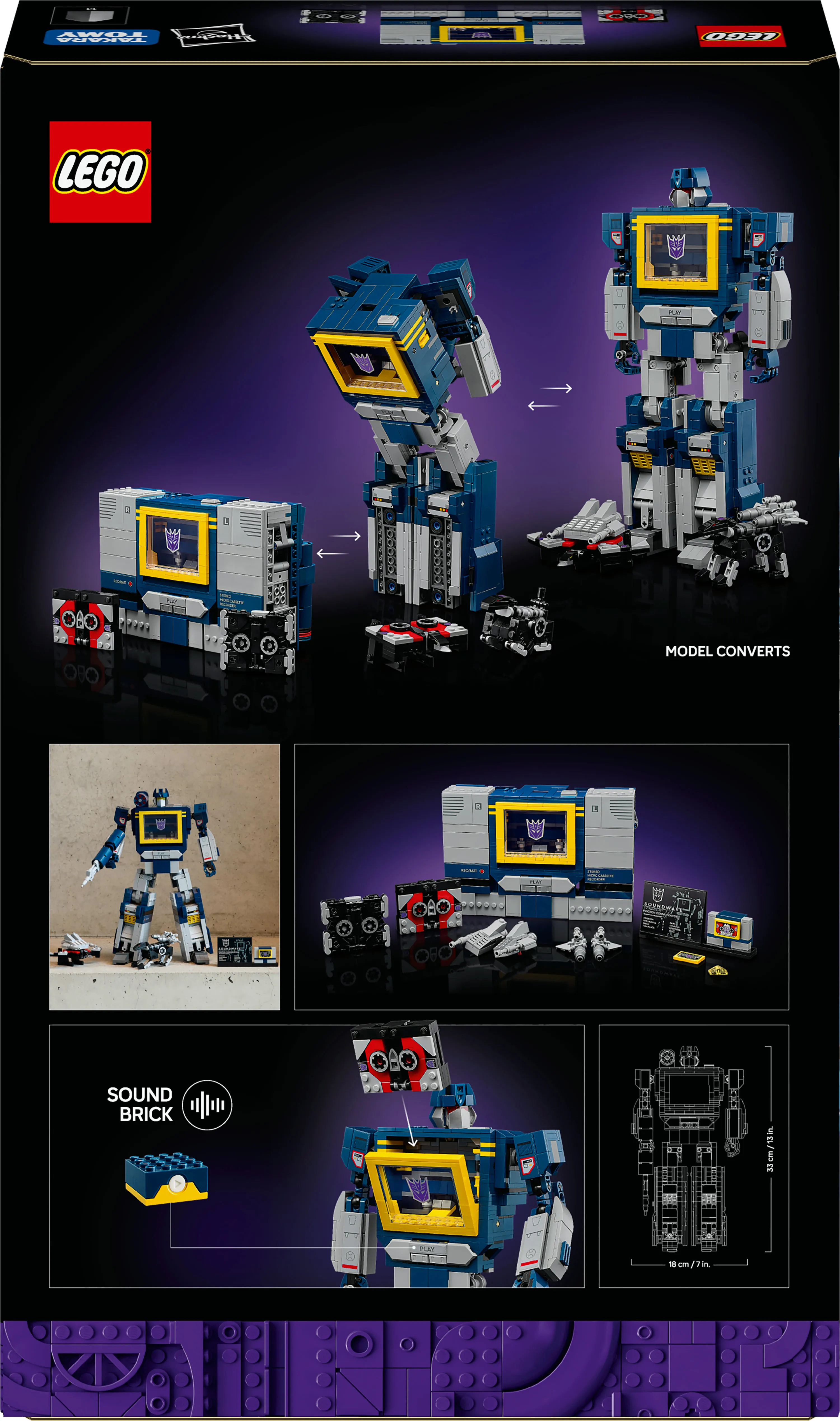 LEGO Icons Transformers: Soundwave 10358