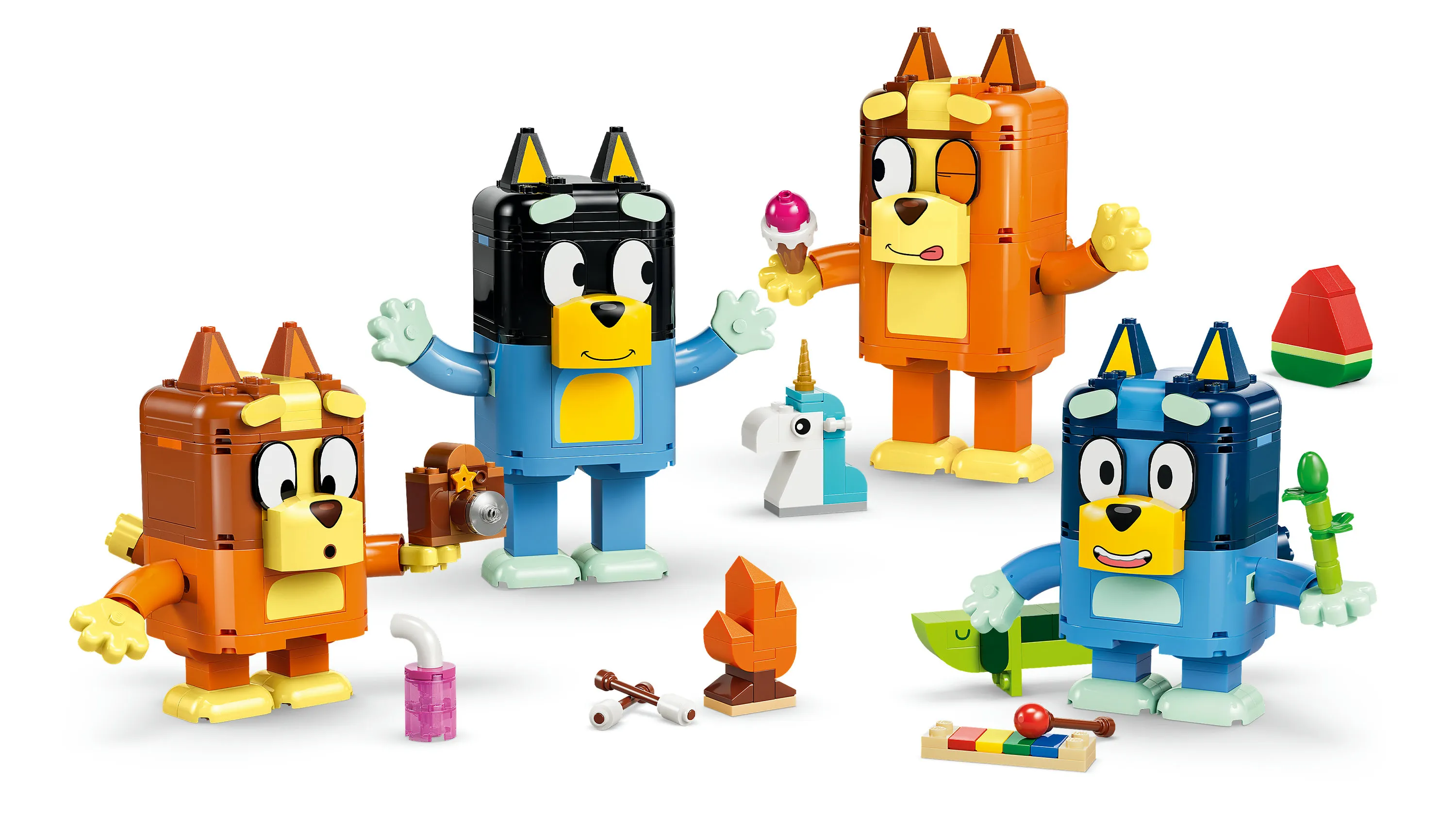 LEGO Bluey Brick-Built Heeler Family 11217